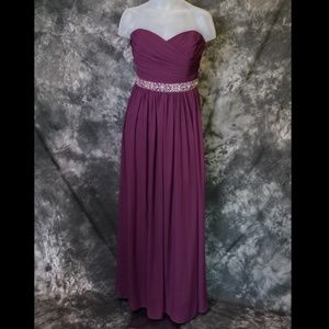 Prom Dress - Style 7021 - Size 20 - Plum